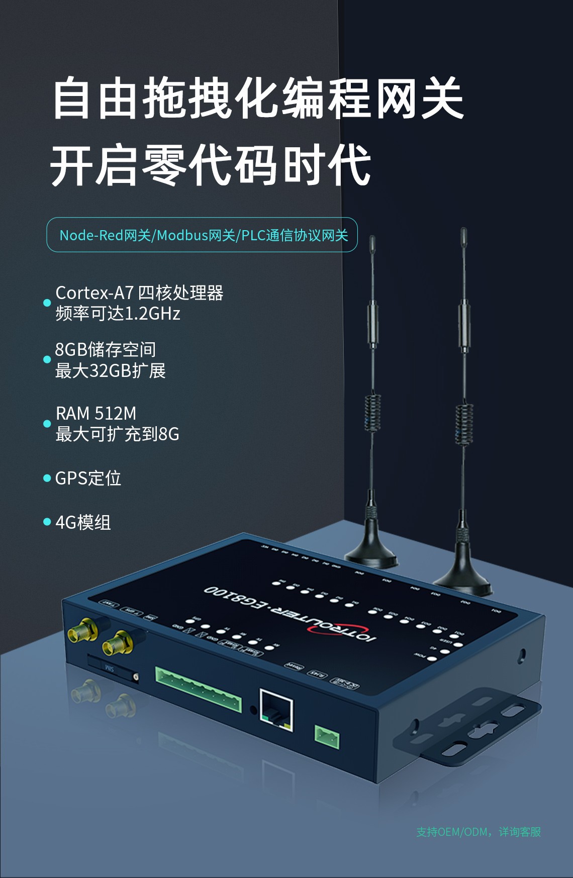 高性能邊緣計算網關EG8100